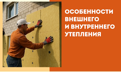 Какие особенности внешнего и внутреннего утепления в Черногорске