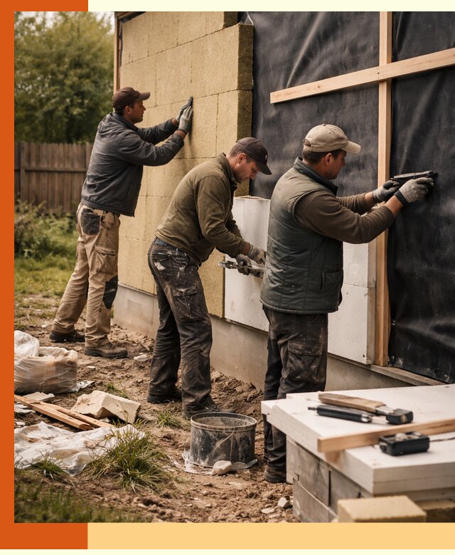 Утепление дачного дома под ключ в Черногорске