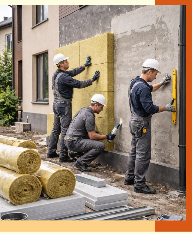 Утепление таунхауса в Черногорске от 7349 руб/м2 — комплекс под ключ | ТепломастерЧрн