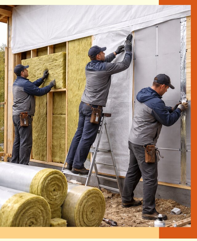 Утепление каркасного дома в Черногорске от 4287 руб./м2 — профессионально | ТепломастерЧрн