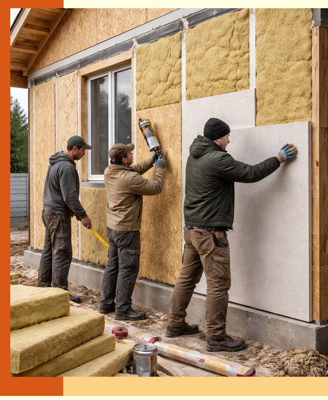 Профессиональное утепление дома из SIP-панелей в Черногорске