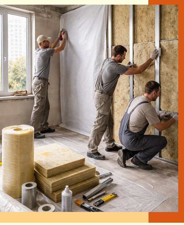 Утепление квартиры в Черногорске от 4593 руб/м2 — утеплить квартиру изнутри и снаружи | ТепломастерЧрн