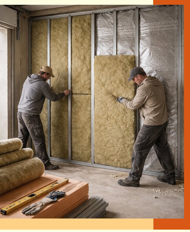 Утепление гаража изнутри в Черногорске от 7655 руб/м2 — работы и цена | ТепломастерЧрн