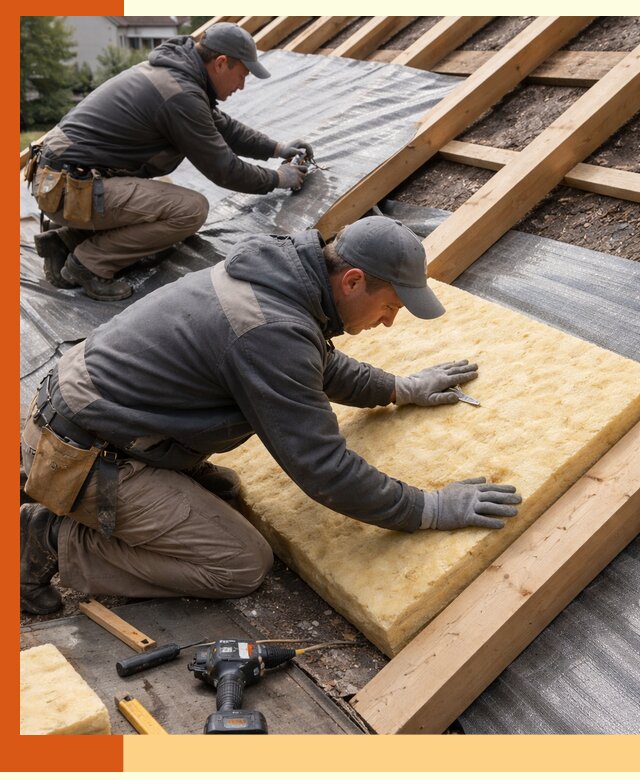 Профессиональное утепление крыши в Черногорске качественно и надежно