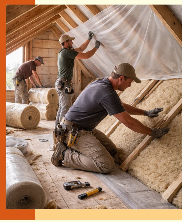 Утепление крыши изнутри в Черногорске: профессионально и надежно