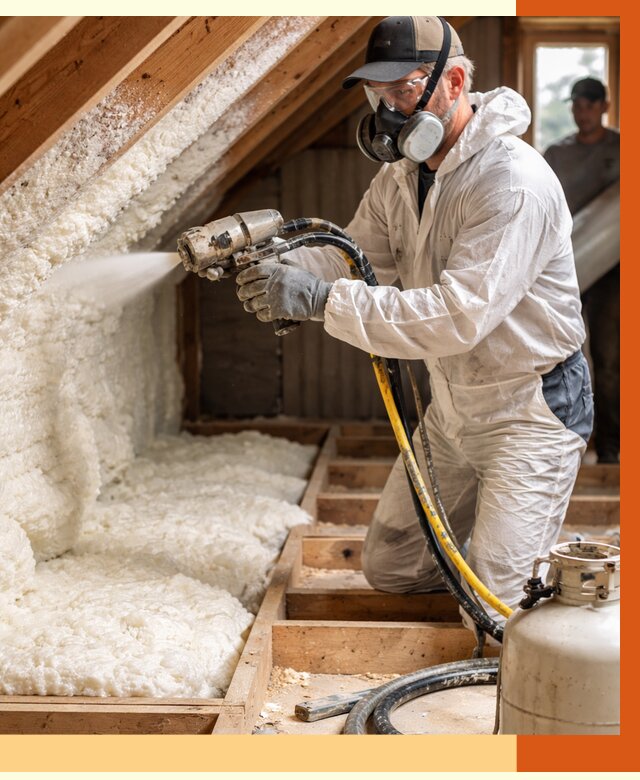 Утепление чердака ППУ в Черногорске от 8798 руб./м2 — услуга под ключ | ТепломастерЧрн