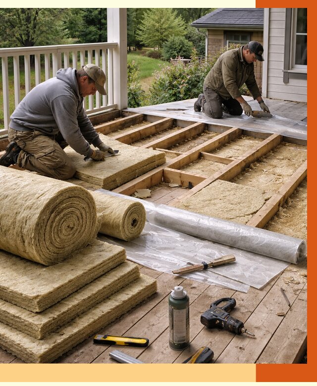 Утепление террасы в Черногорске от 4287 руб./м2 — утеплить террасу под ключ | ТепломастерЧрн