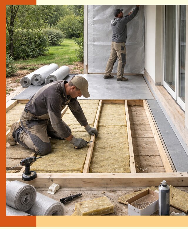 Утепление террасы в Черногорске — тепло и защита круглогодично