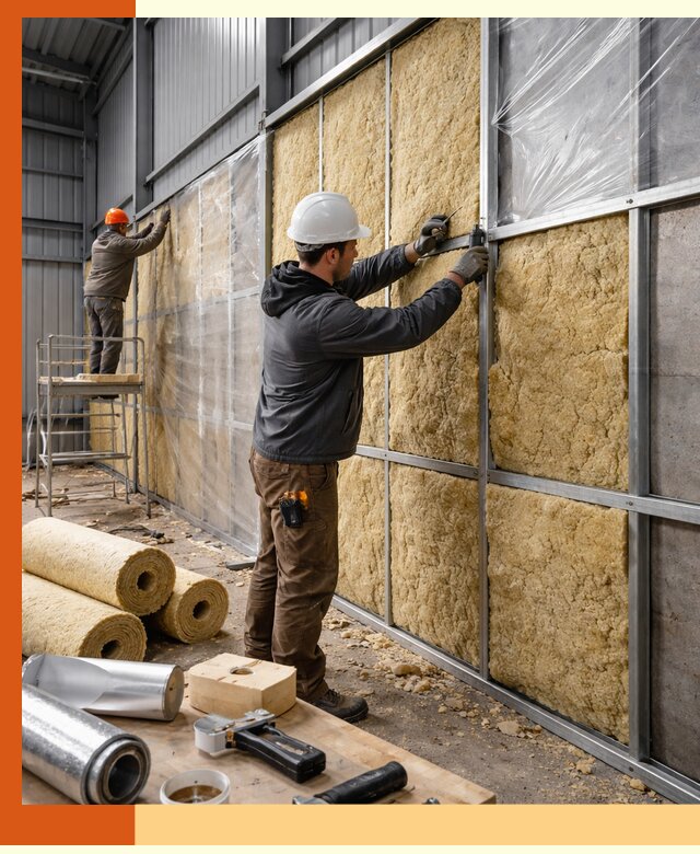 Утепление ангара в Черногорске — профессиональная теплоизоляция помещений