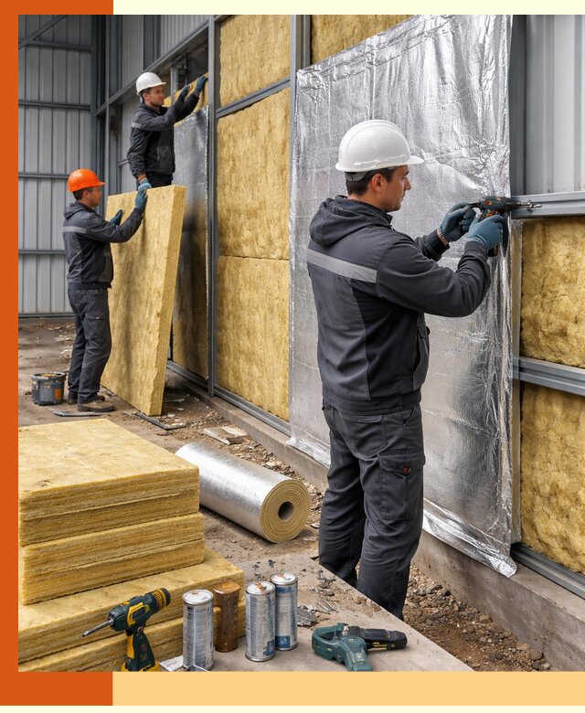 Утепление металлического ангара профессионально в Черногорске