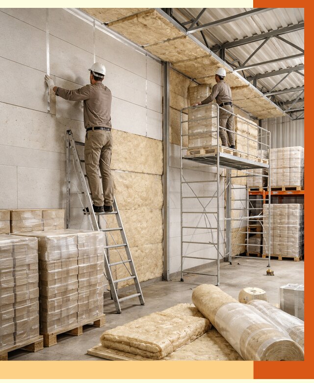 Утепление склада готовой продукции в Черногорске от 1990 руб./м2 — комплексно | ТепломастерЧрн