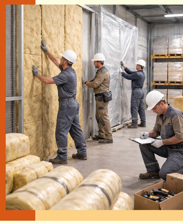 Утепление склада готовой продукции в Черногорске качественно и быстро