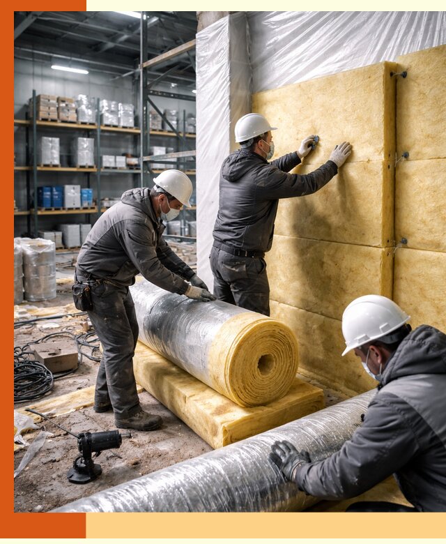 Утепление склада химсырья в Черногорске: безопасная и эффективная изоляция