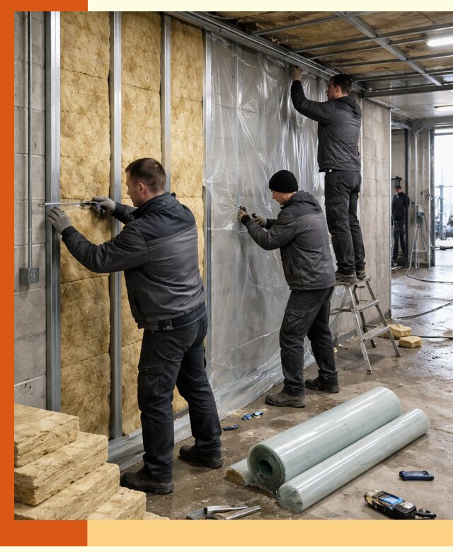 Профессиональное утепление автомойки в Черногорске для любого типа помещений