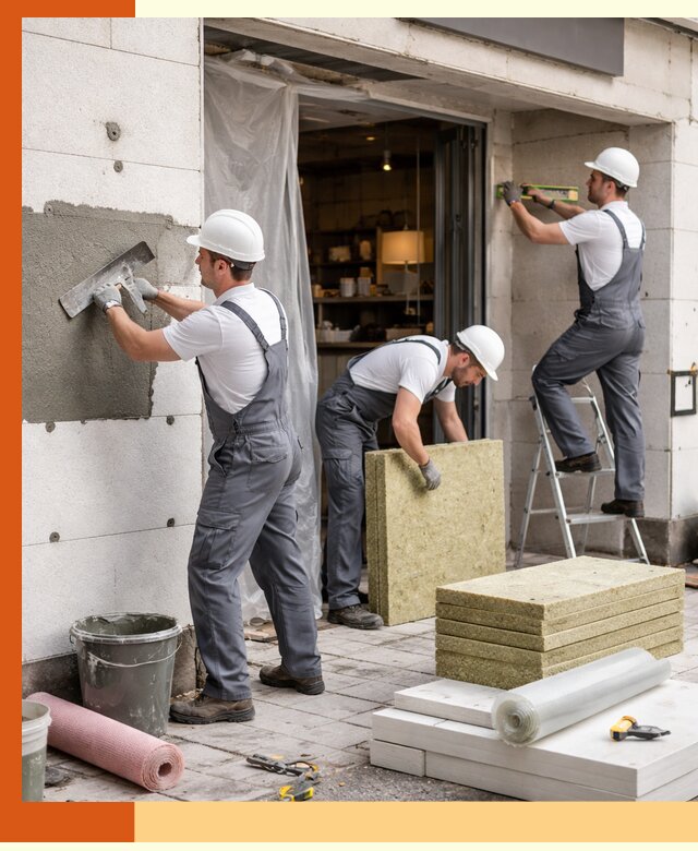 Утепление кафе в Черногорске: профессиональная теплоизоляция и монтаж