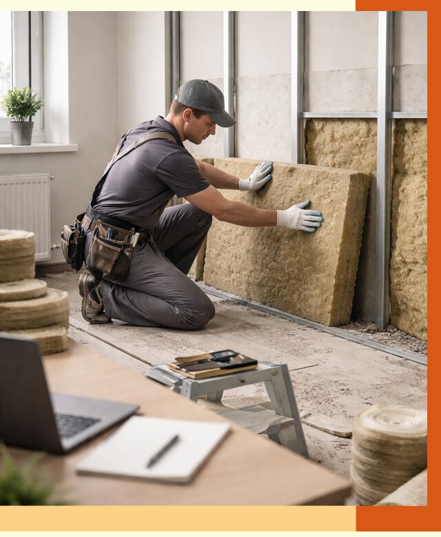 Утепление офиса в Черногорске от 4593 руб/м2 — комплексное утепление офиса под ключ | ТепломастерЧрн