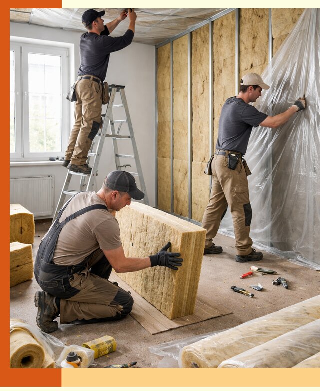 Утепление офисных помещений под ключ в Черногорске