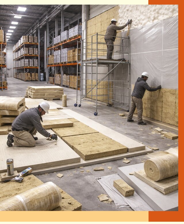 Утепление складского терминала в Черногорске от 7655 руб./м² под ключ | ТепломастерЧрн