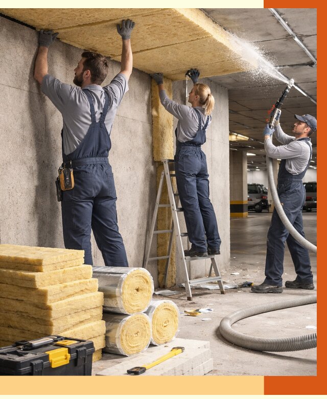 Утепление паркинга в Черногорске от 6941 руб./м2 — работы под ключ | ТепломастерЧрн