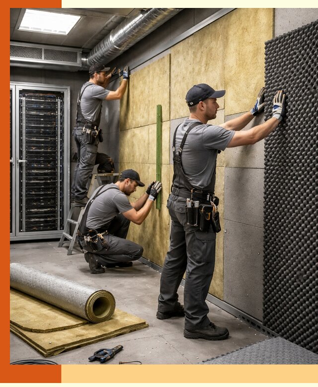 Утепление серверной комнаты профессионально в Черногорске