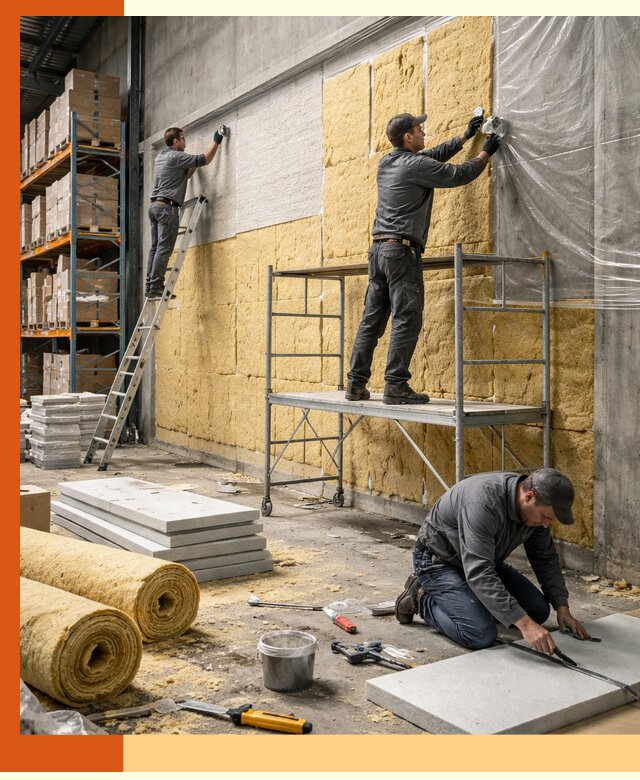 Утепление холодного склада под ключ в Черногорске