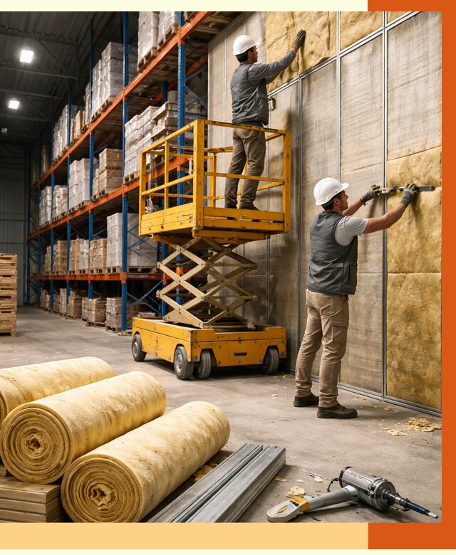 Утепление торгового склада в Черногорске от 3266 руб/м2 — комплексно и под ключ | ТепломастерЧрн