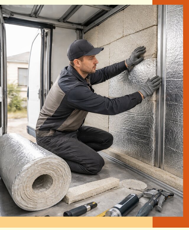 Утепление фургона рефрижератора в Черногорске от 12759 руб./м² под ключ | ТепломастерЧрн