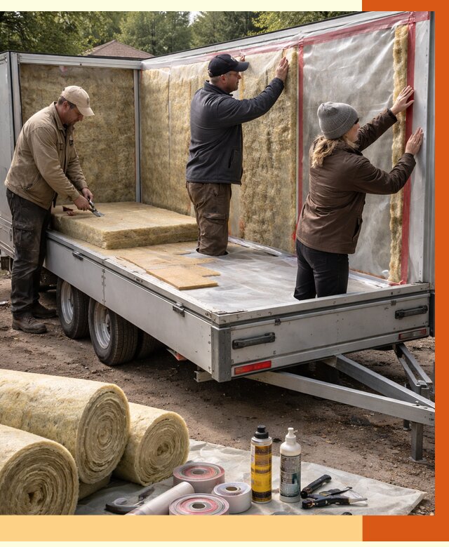 Утепление прицепа в Черногорске под ключ от 12759 руб. — комплекс от ТепломастерЧрн