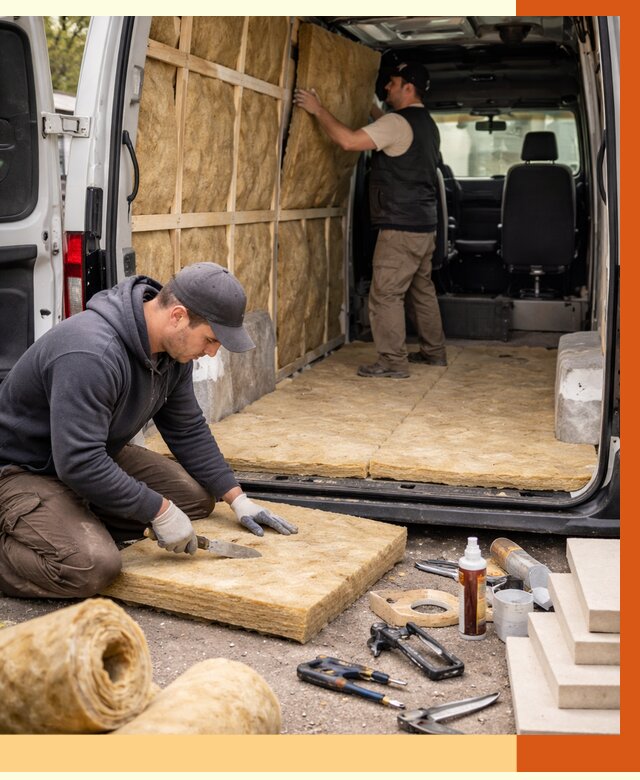 Утепление кемпера в Черногорске под ключ от 12248 руб. — профессионально | ТепломастерЧрн