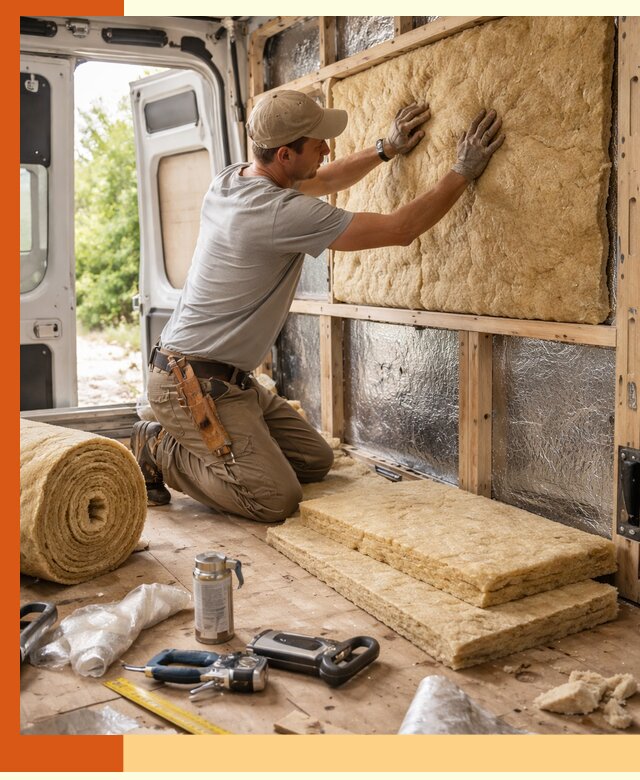 Утепление кемпера под ключ в Черногорске с гарантией качества