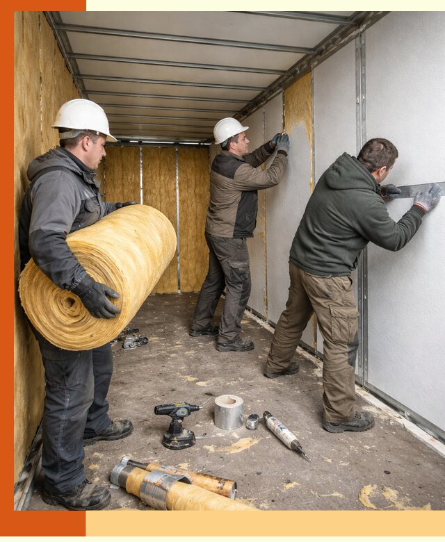 Утепление рефрижераторного контейнера в Черногорске профессионально и надежно