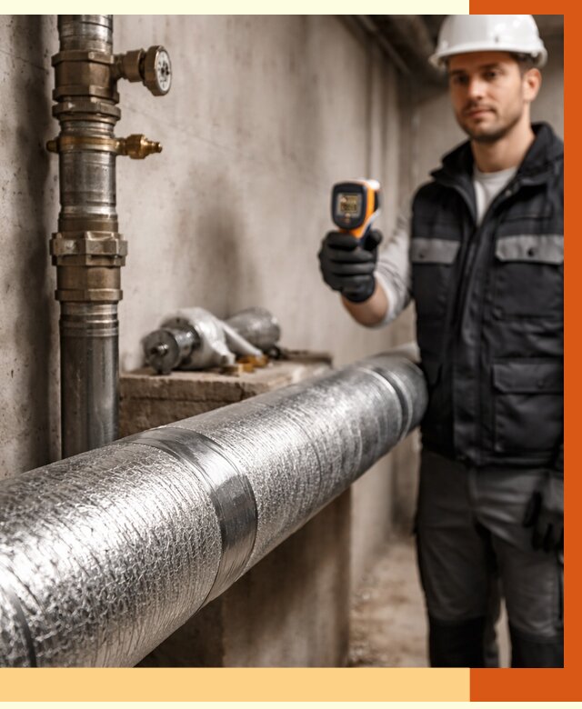 Утепление труб водоснабжения в Черногорске от 8676 руб. за м² — услуги ТепломастерЧрн