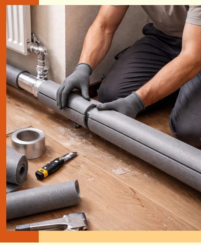 Утепление труб отопления в Черногорске: теплоизоляция и защита сети