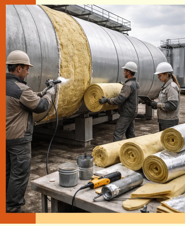 Утепление цистерны в Черногорске — утеплители и монтаж под ключ