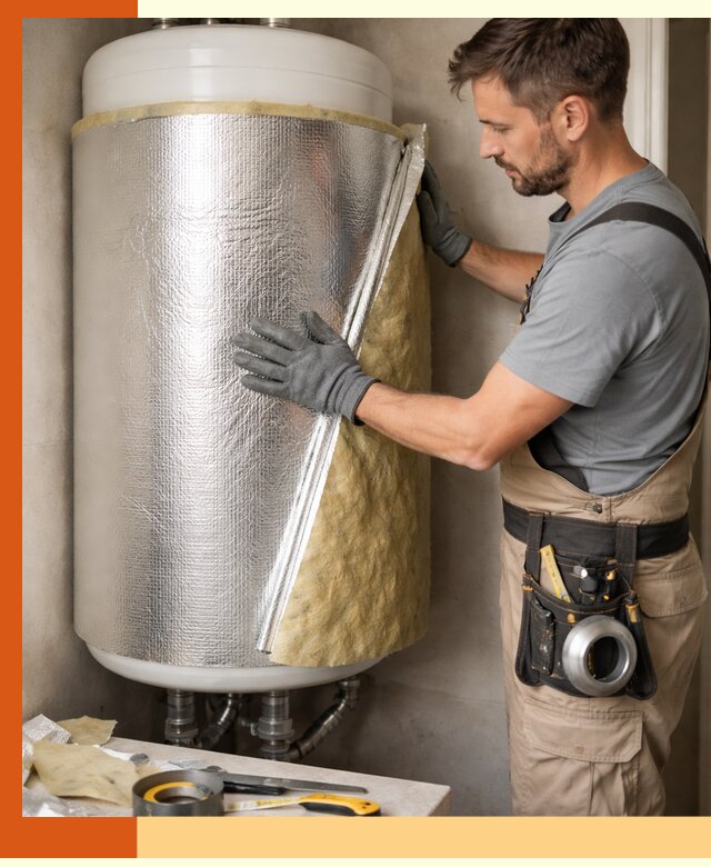 Утепление бойлера в Черногорске для снижения теплопотерь и экономии энергии