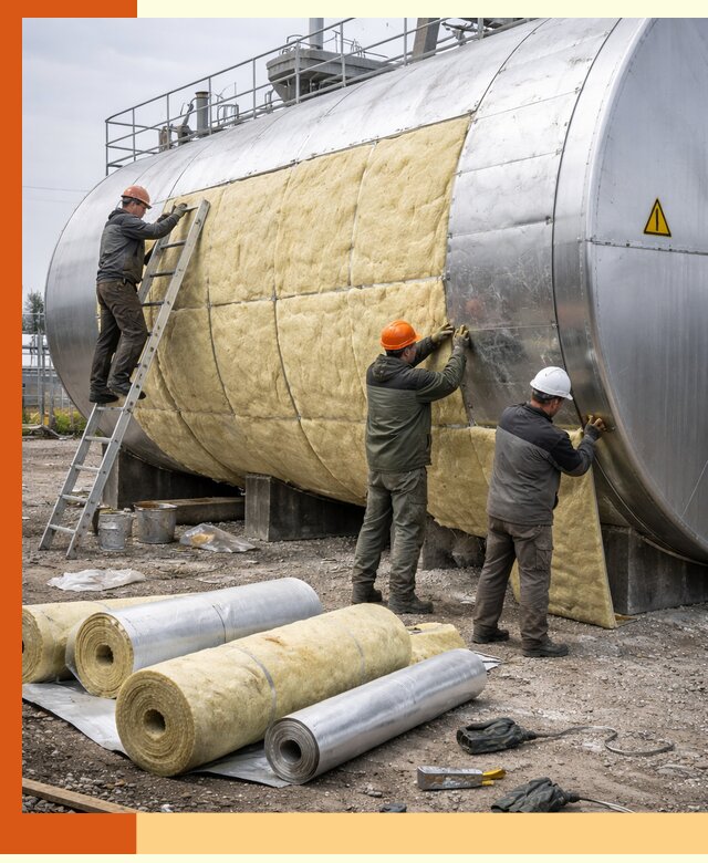 Утепление резервуаров с топливом в Черногорске надежно и экономично