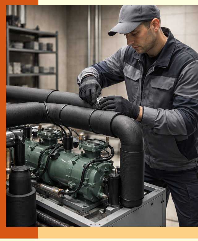 Утепление холодильного агрегата и теплоизоляция в Черногорске