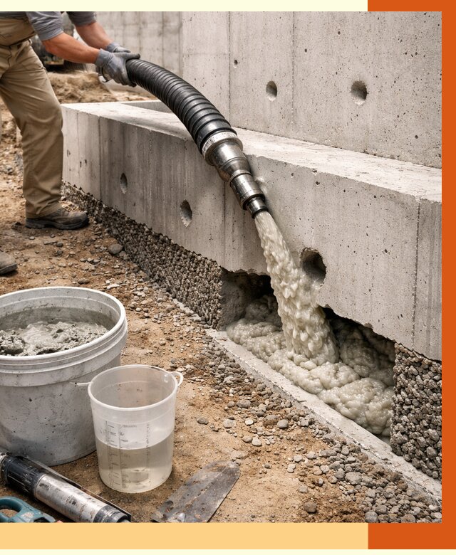 Заполнение полостей фундамента в Черногорске от 6941 руб. под ключ | ТепломастерЧрн