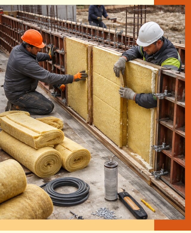 Теплоизоляция опалубки в Черногорске от 7349 руб. за м2 — услуги и монтаж | ТепломастерЧрн