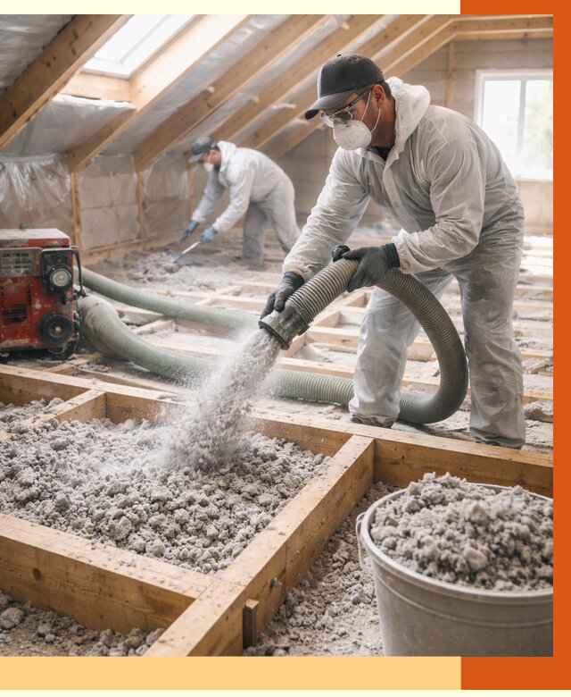 Утепление эковатой в Черногорске от 3011 руб./м2 — монтаж и задувка | ТепломастерЧрн