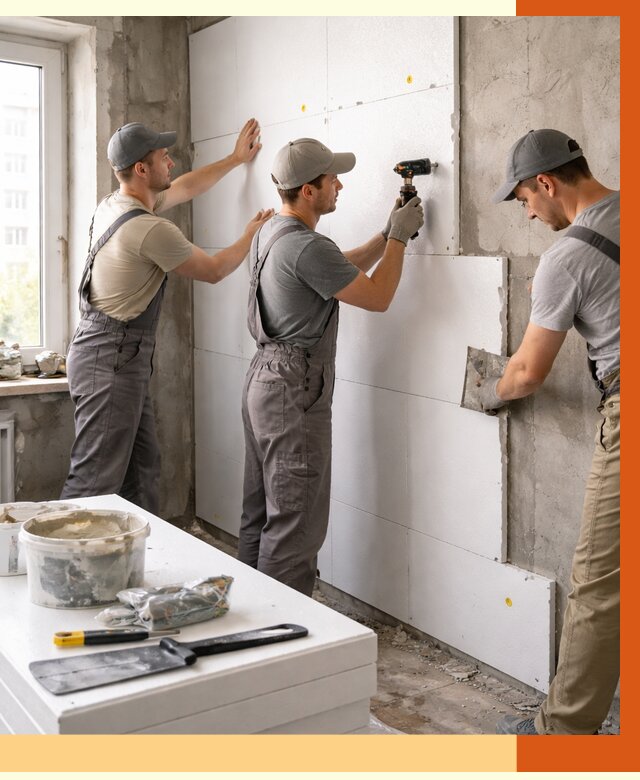 Утепление пенопластом домов и стен в Черногорске от 1888 руб. — ТепломастерЧрн