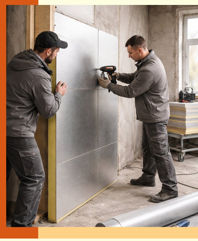 Утепление PIR панелями домов и зданий в Черногорске