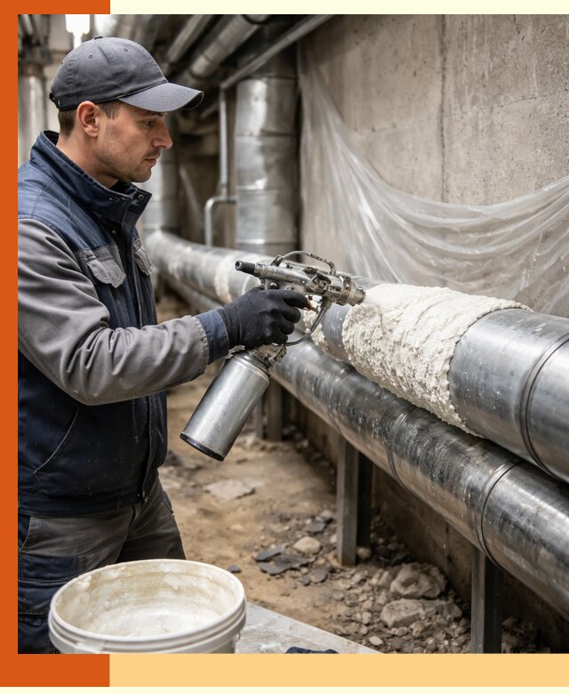 Утепление труб жидкой теплоизоляцией в Черногорске