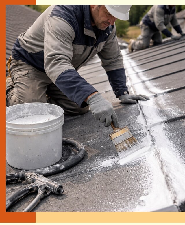 Утепление кровли жидкой теплоизоляцией в Черногорске