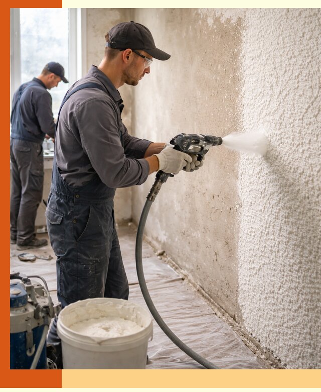 Утепление стен жидкой теплоизоляцией в Черногорске для квартир и домов