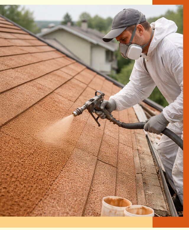 Утепление кровли жидкой пробкой в Черногорске от 2756 руб./м² под ключ | ТепломастерЧрн