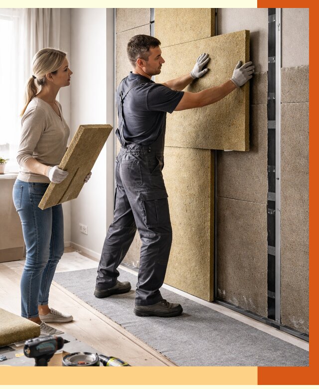 Профессиональная шумоизоляция квартиры в Черногорске от 7655 руб. за м2 | ТепломастерЧрн