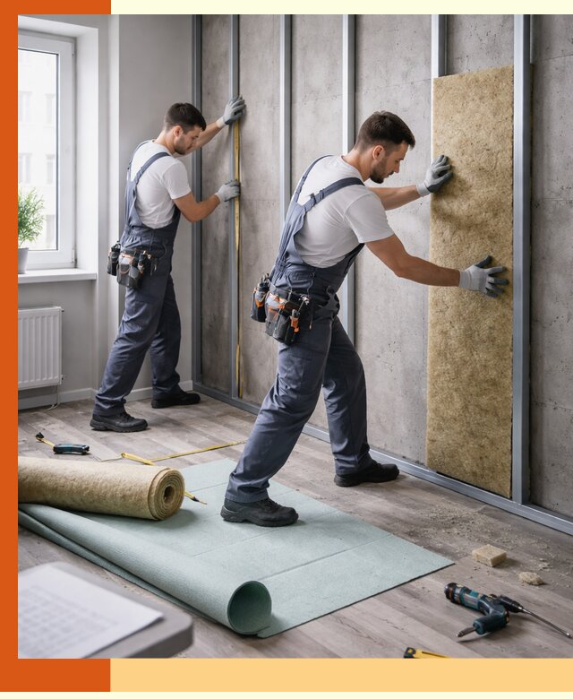 Шумоизоляция квартиры под ключ в Черногорске — профессионально и гарантированно