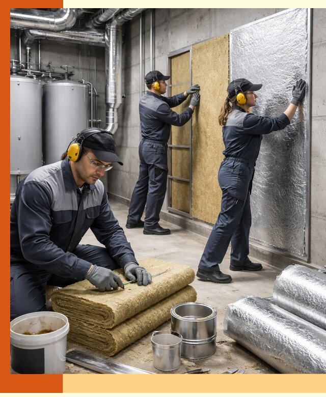 Шумоизоляция котельной в Черногорске: профессиональный монтаж и материалы