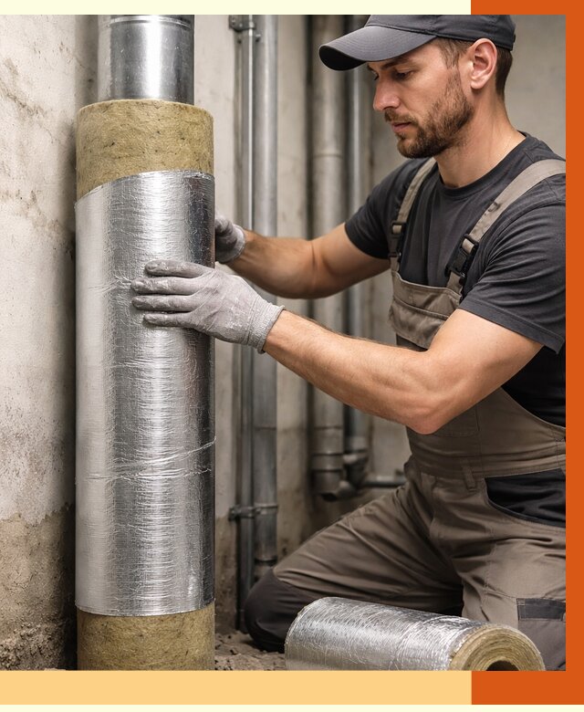 Шумоизоляция труб в Черногорске от 1225 руб. — шумоподавление и звукоизоляция труб | ТепломастерЧрн